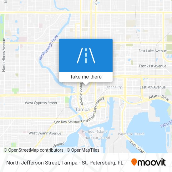 North Jefferson Street map