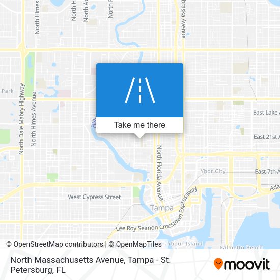 North Massachusetts Avenue map