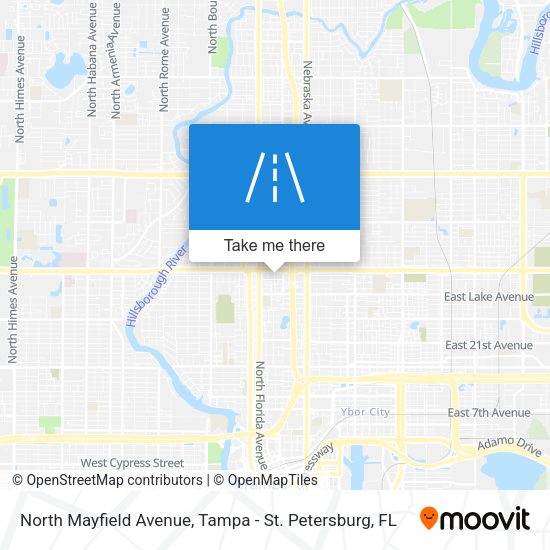 Mapa de North Mayfield Avenue