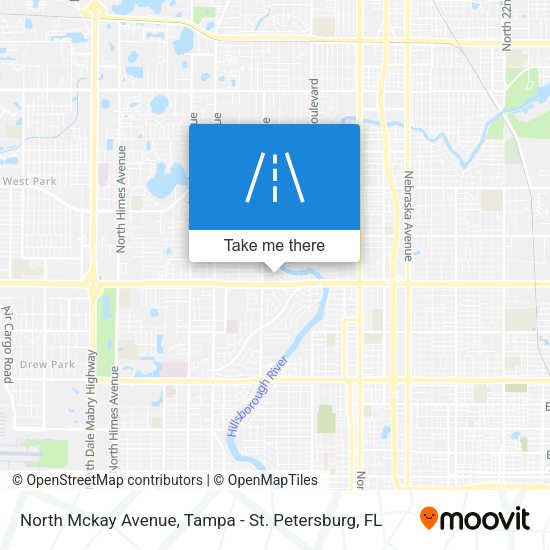North Mckay Avenue map