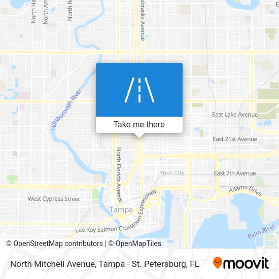 Mapa de North Mitchell Avenue