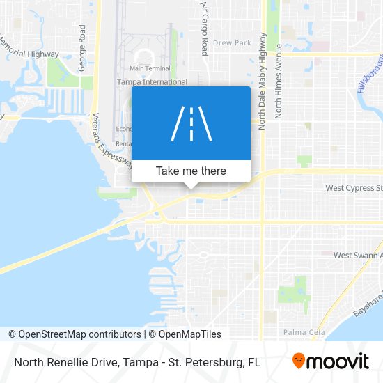 North Renellie Drive map