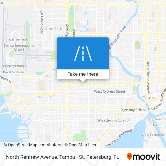 North Renfrew Avenue map
