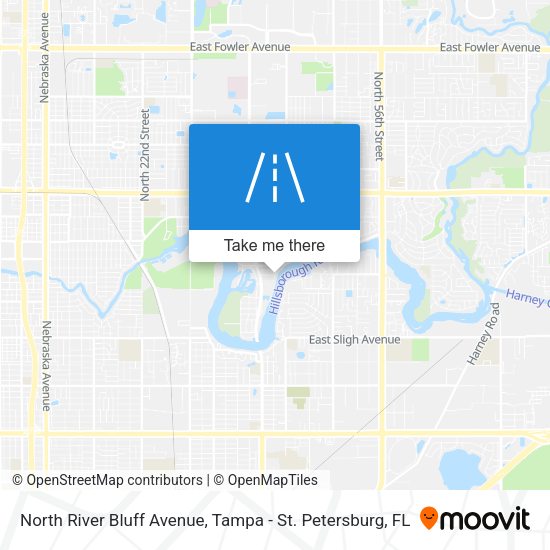 Mapa de North River Bluff Avenue