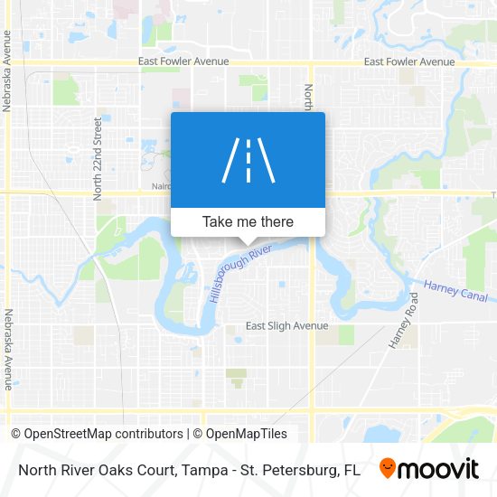 North River Oaks Court map
