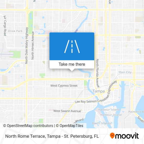 North Rome Terrace map