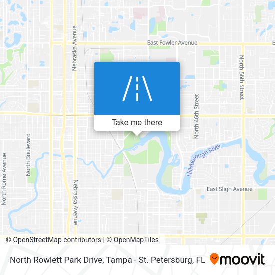 North Rowlett Park Drive map