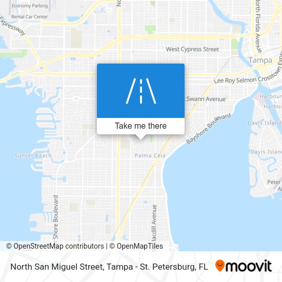 North San Miguel Street map