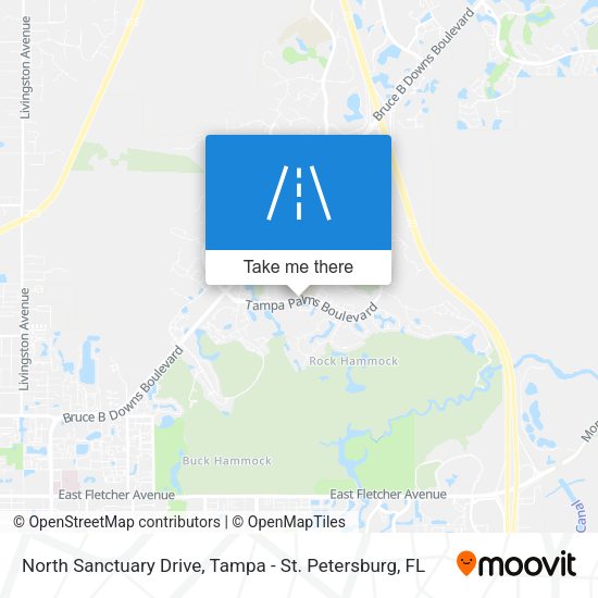 North Sanctuary Drive map