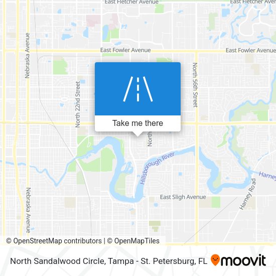 North Sandalwood Circle map