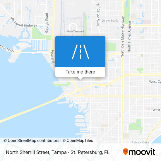 Mapa de North Sherrill Street