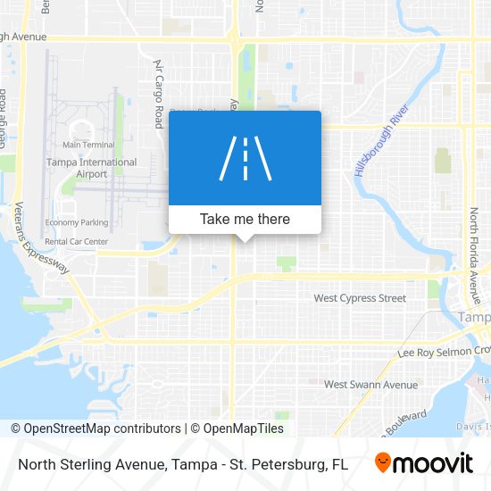 Mapa de North Sterling Avenue
