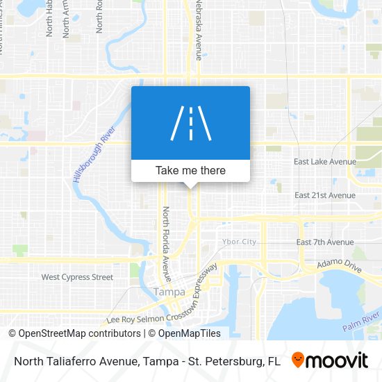 North Taliaferro Avenue map