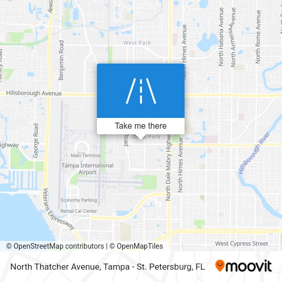 Mapa de North Thatcher Avenue