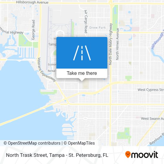 Mapa de North Trask Street