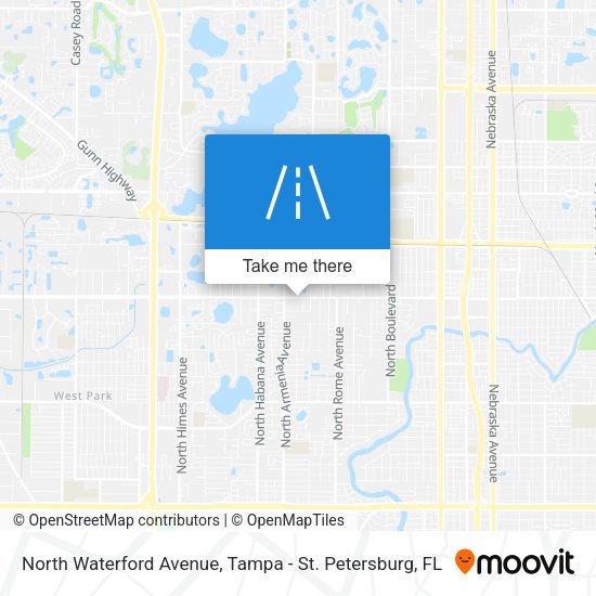 Mapa de North Waterford Avenue