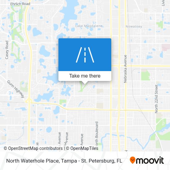 North Waterhole Place map
