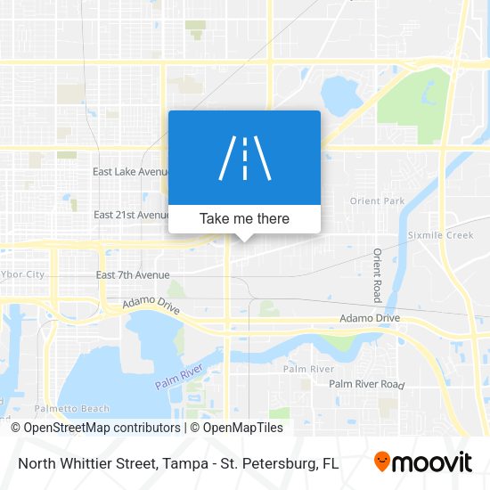Mapa de North Whittier Street