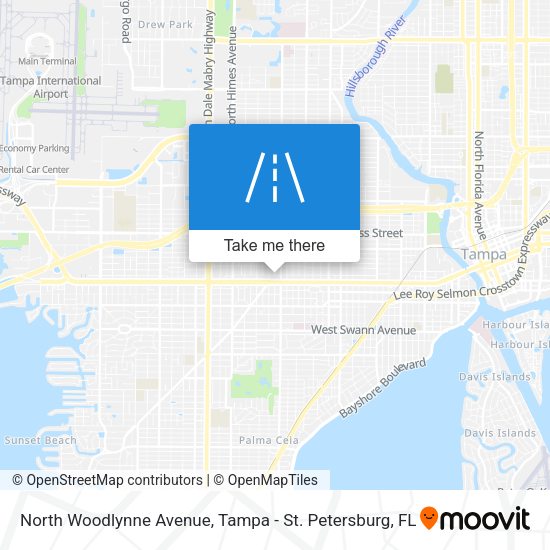 North Woodlynne Avenue map