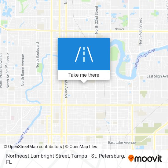 Mapa de Northeast Lambright Street
