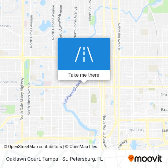 Mapa de Oaklawn Court