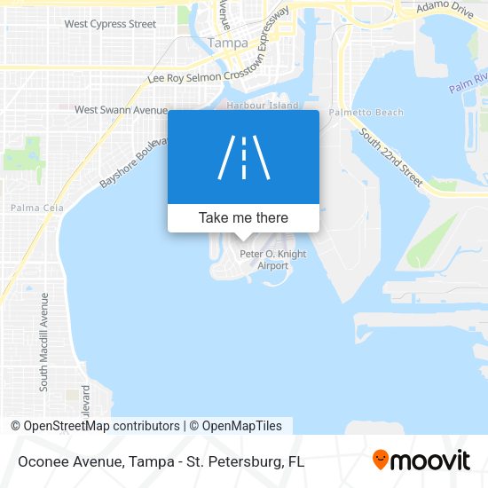 Mapa de Oconee Avenue