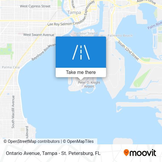 Mapa de Ontario Avenue