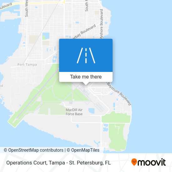 Operations Court map