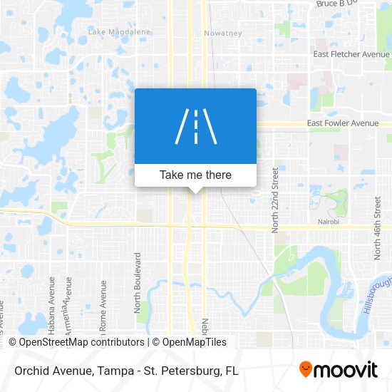 Orchid Avenue map