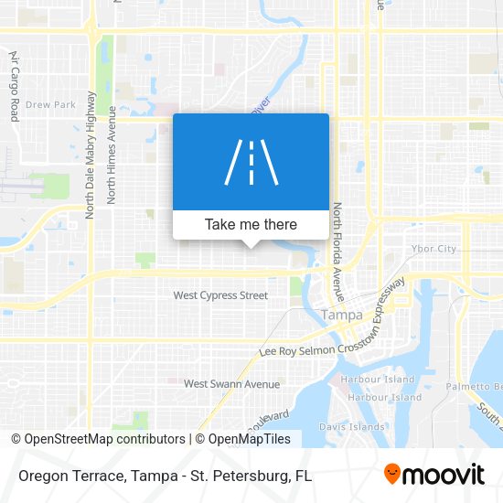 Oregon Terrace map