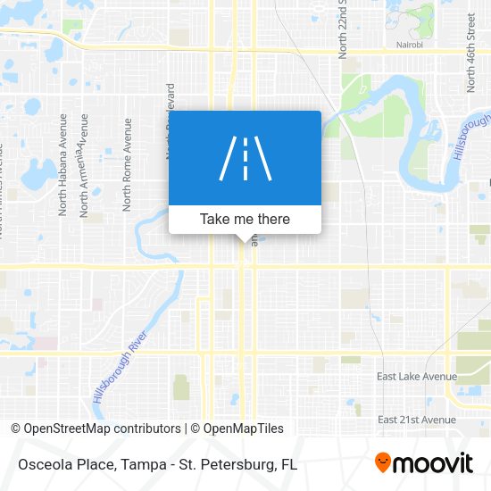 Osceola Place map