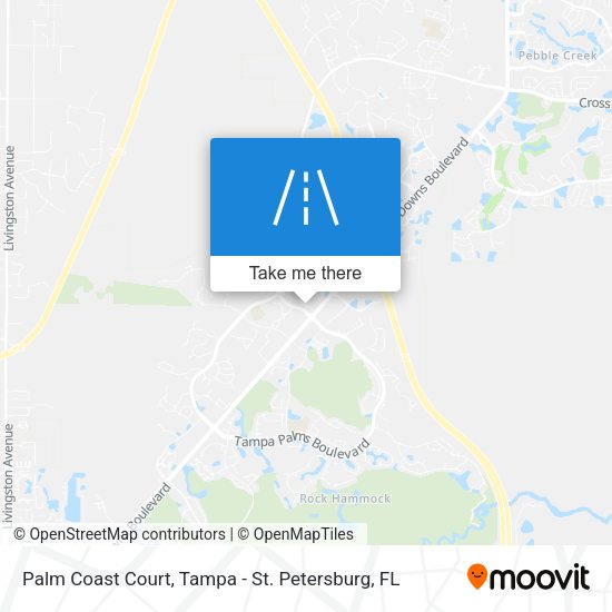 Palm Coast Court map