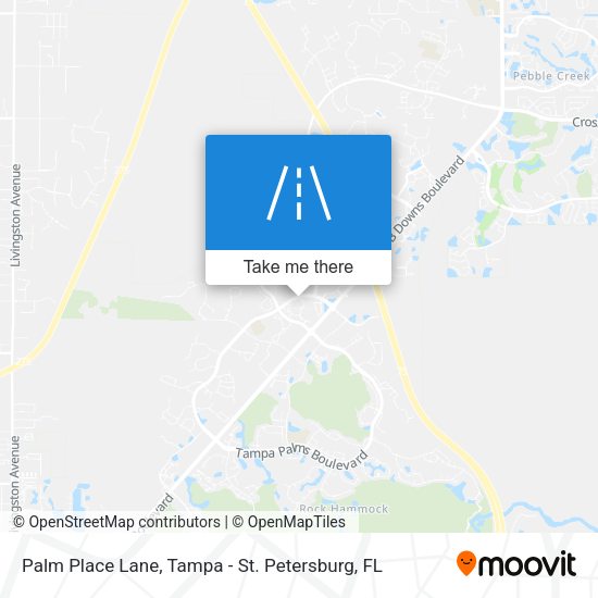 Palm Place Lane map