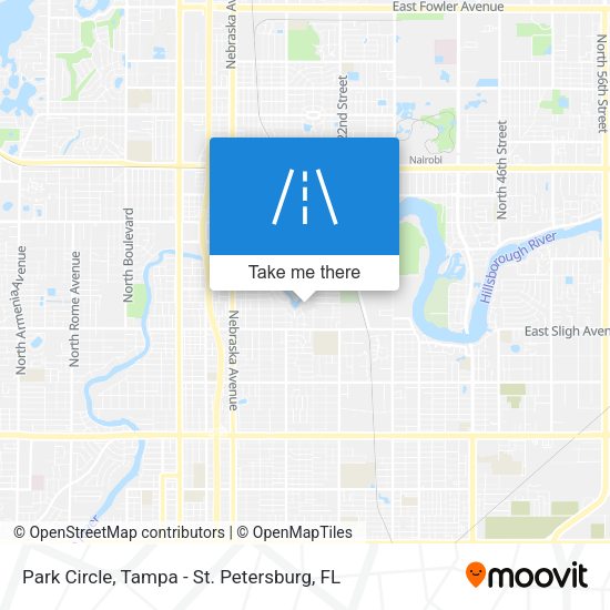 Park Circle map