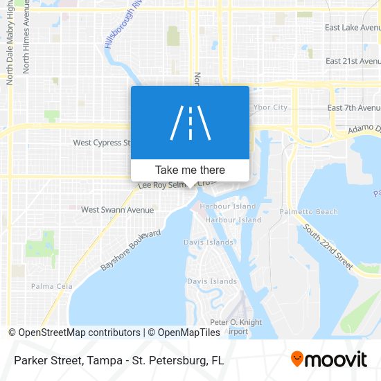 Parker Street map