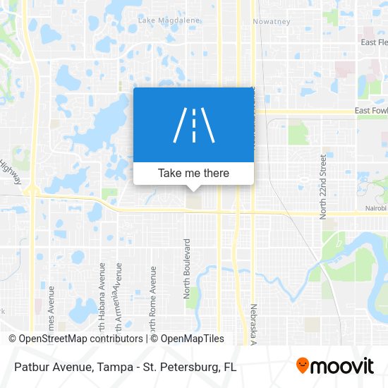 Patbur Avenue map