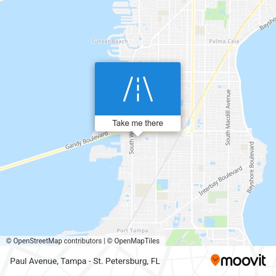 Mapa de Paul Avenue