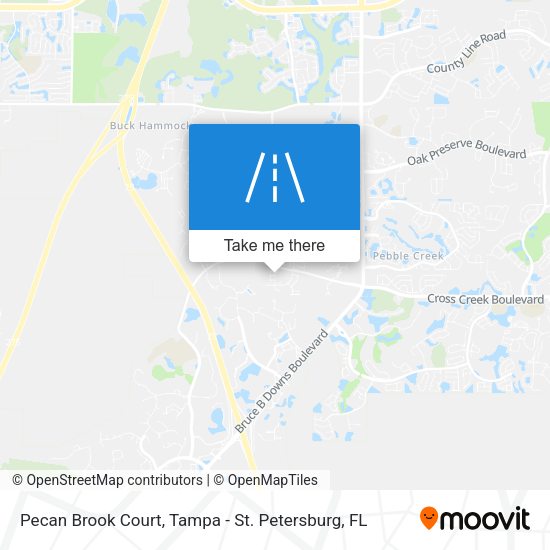 Pecan Brook Court map