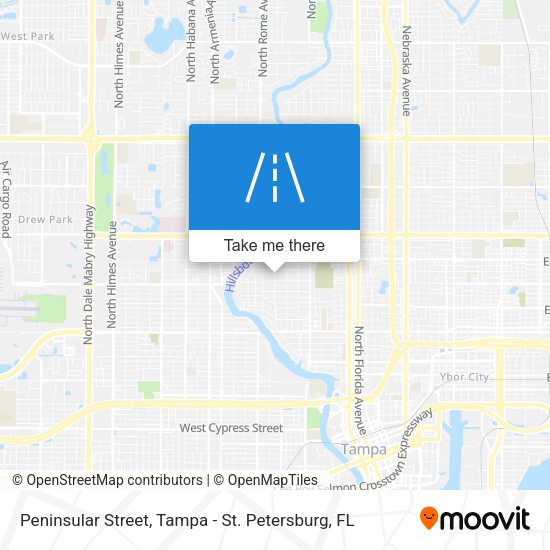 Mapa de Peninsular Street