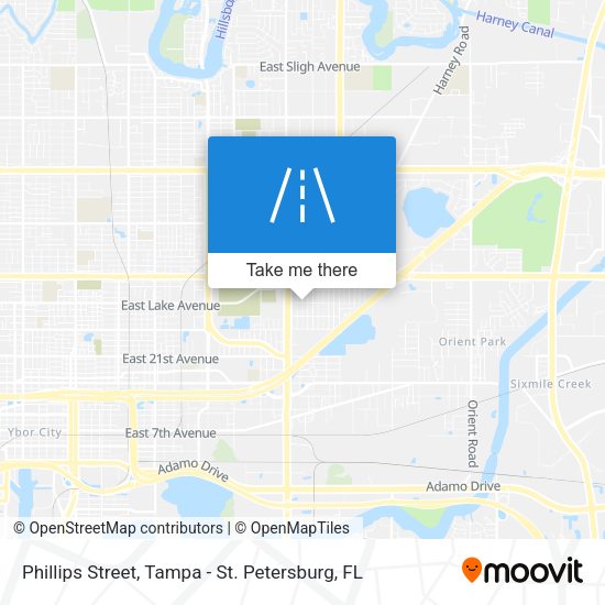 Phillips Street map