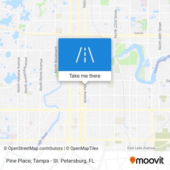 Pine Place map
