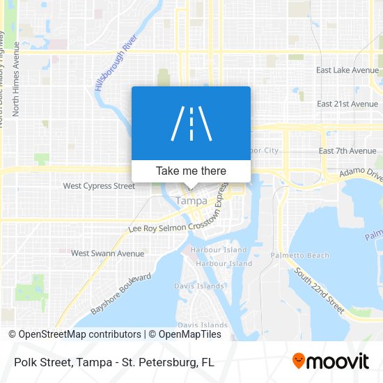 Polk Street map