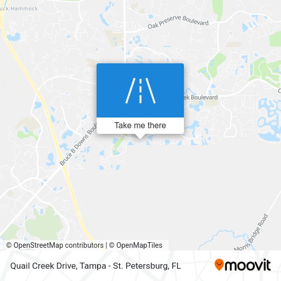 Quail Creek Drive map