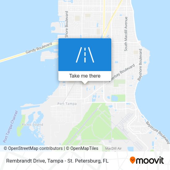 Mapa de Rembrandt Drive