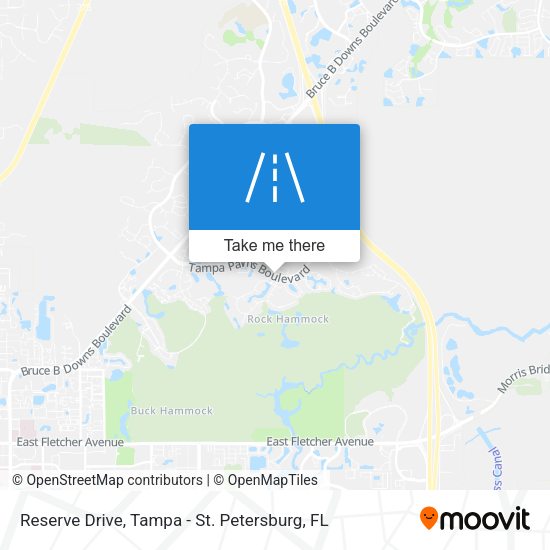 Mapa de Reserve Drive