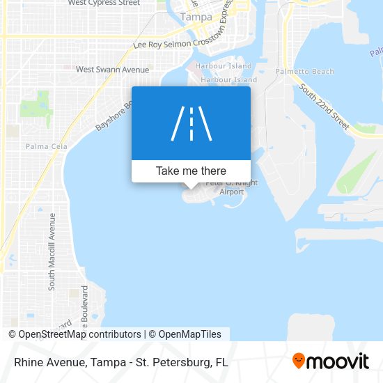 Rhine Avenue map