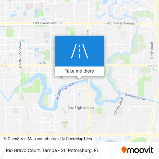 Rio Bravo Court map