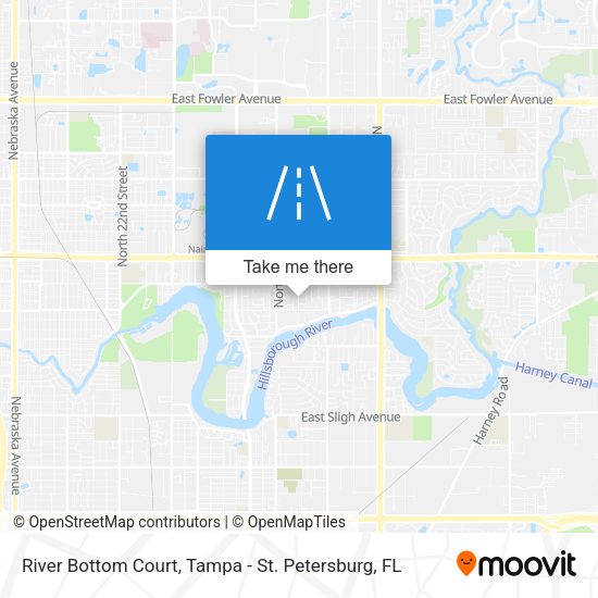River Bottom Court map