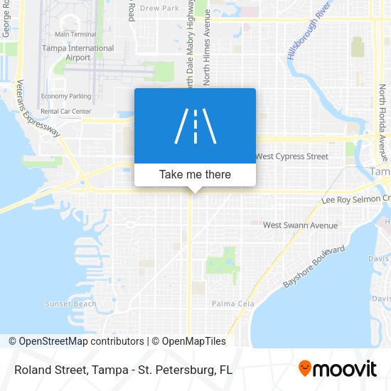 Roland Street map