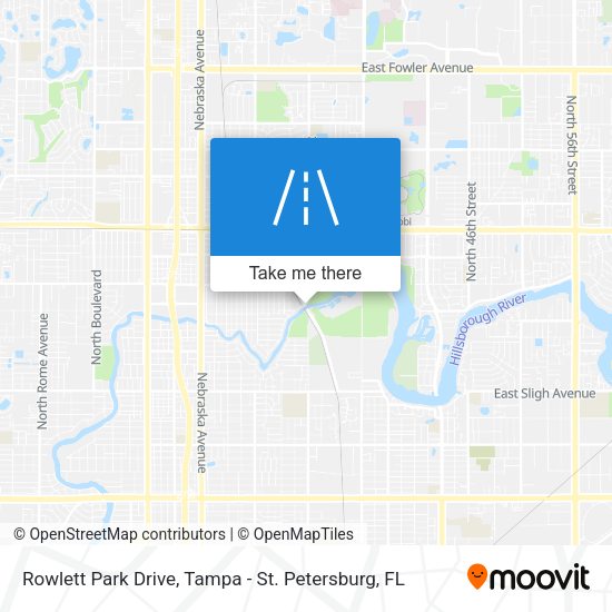 Rowlett Park Drive map